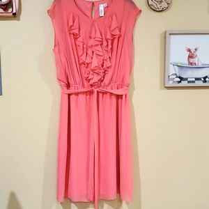 Coral dress